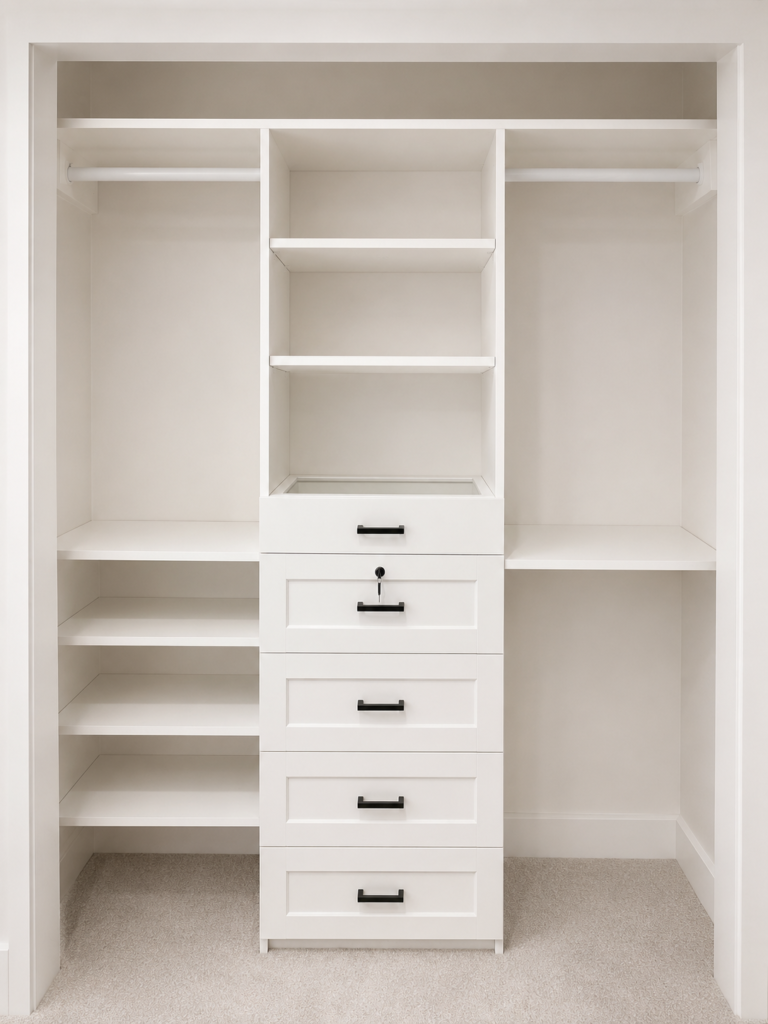 Minimalist Reach-in Closet